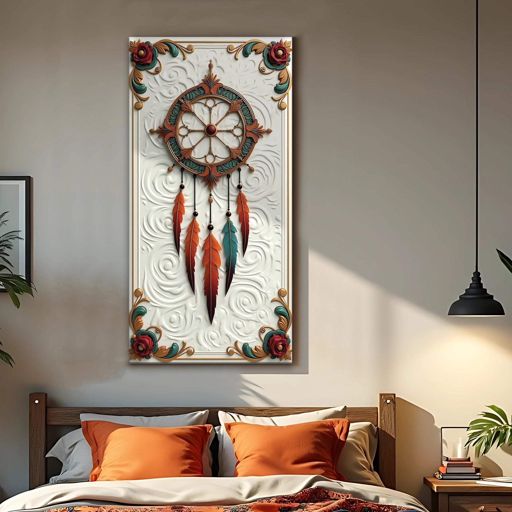 3D Whispering Feathers Wall Art III - Tailored Canvases - Flyclothing LLC