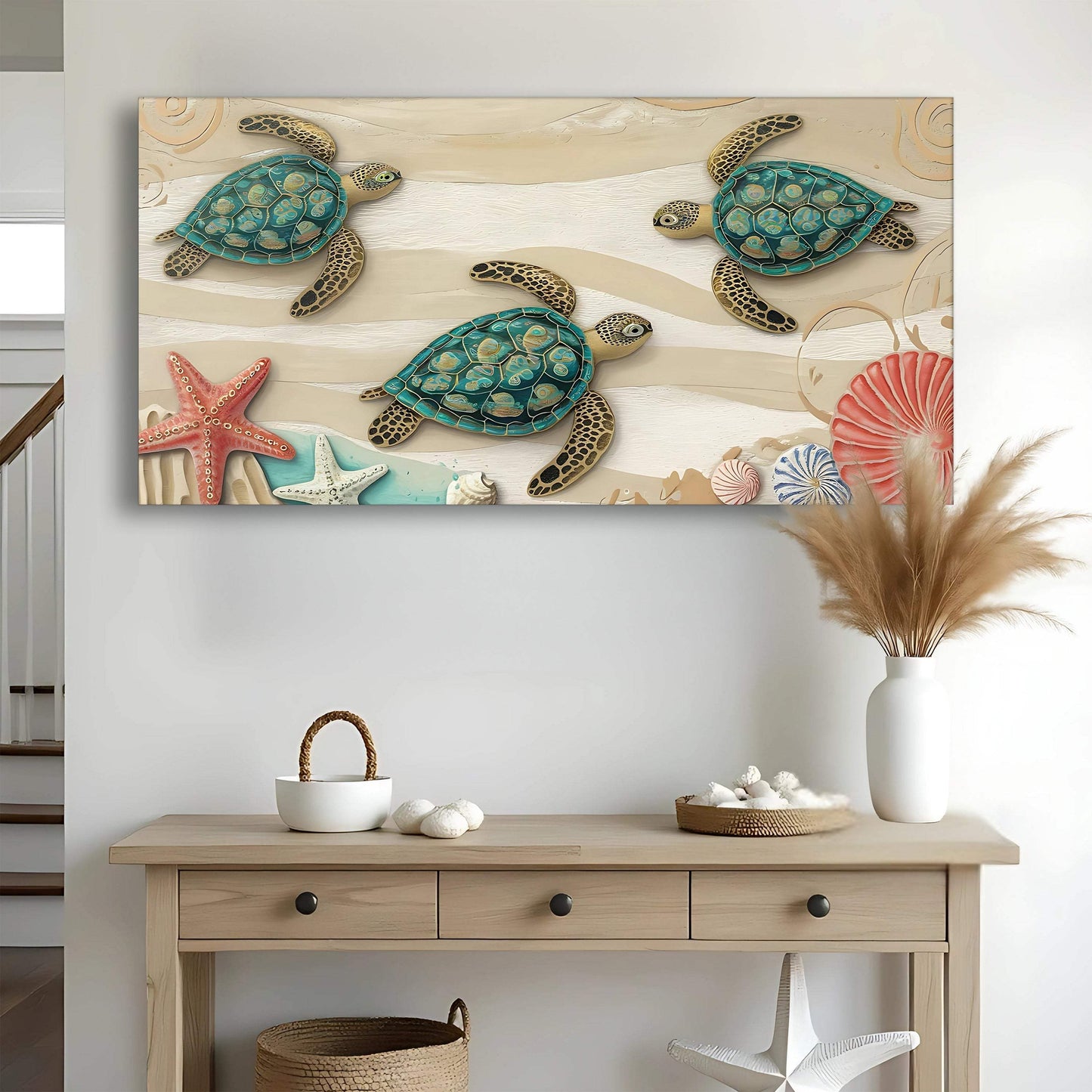 3D Coastal Wall Art VII - Tailored Canvases - Flyclothing LLC