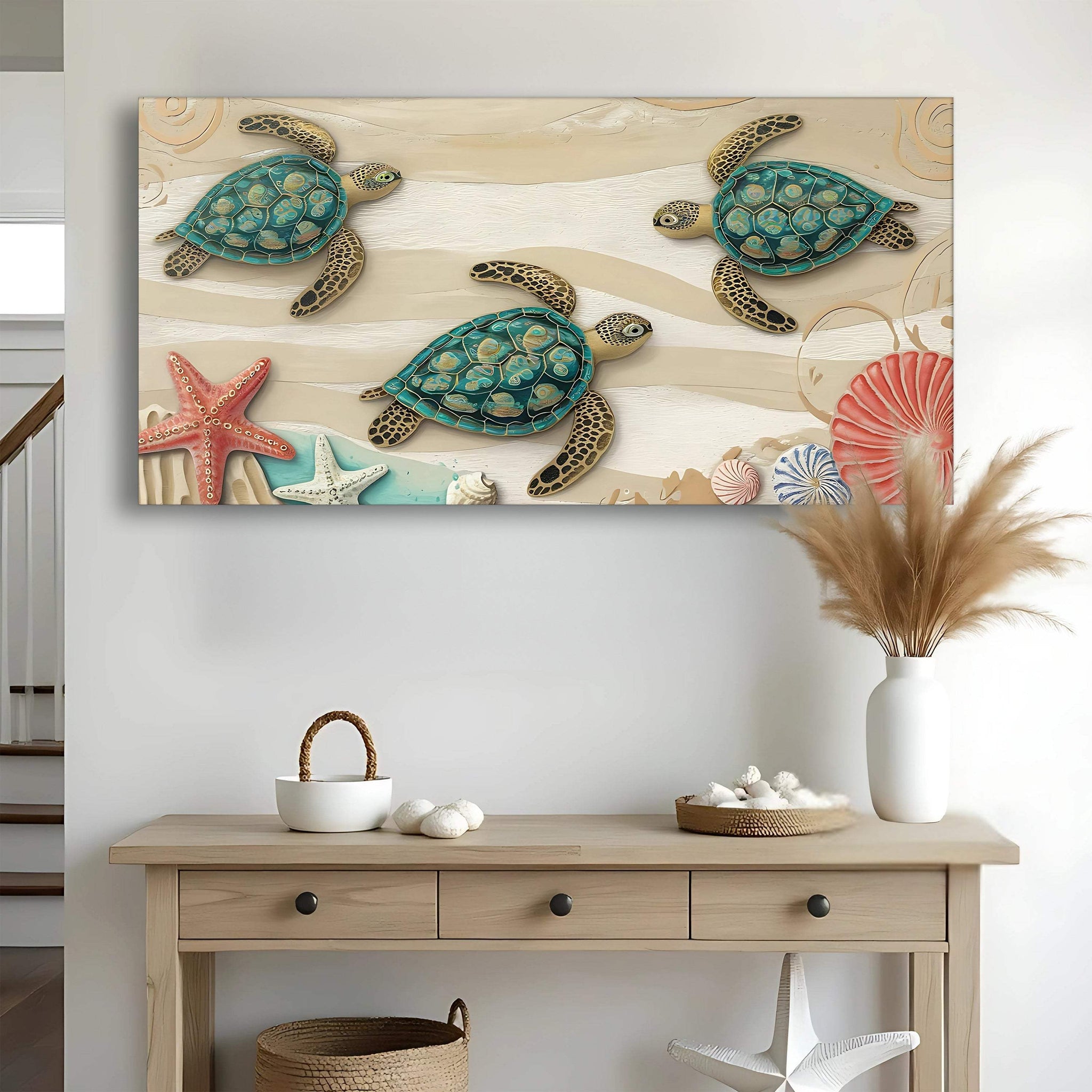 3D Coastal Wall Art VII - Tailored Canvases - Flyclothing LLC