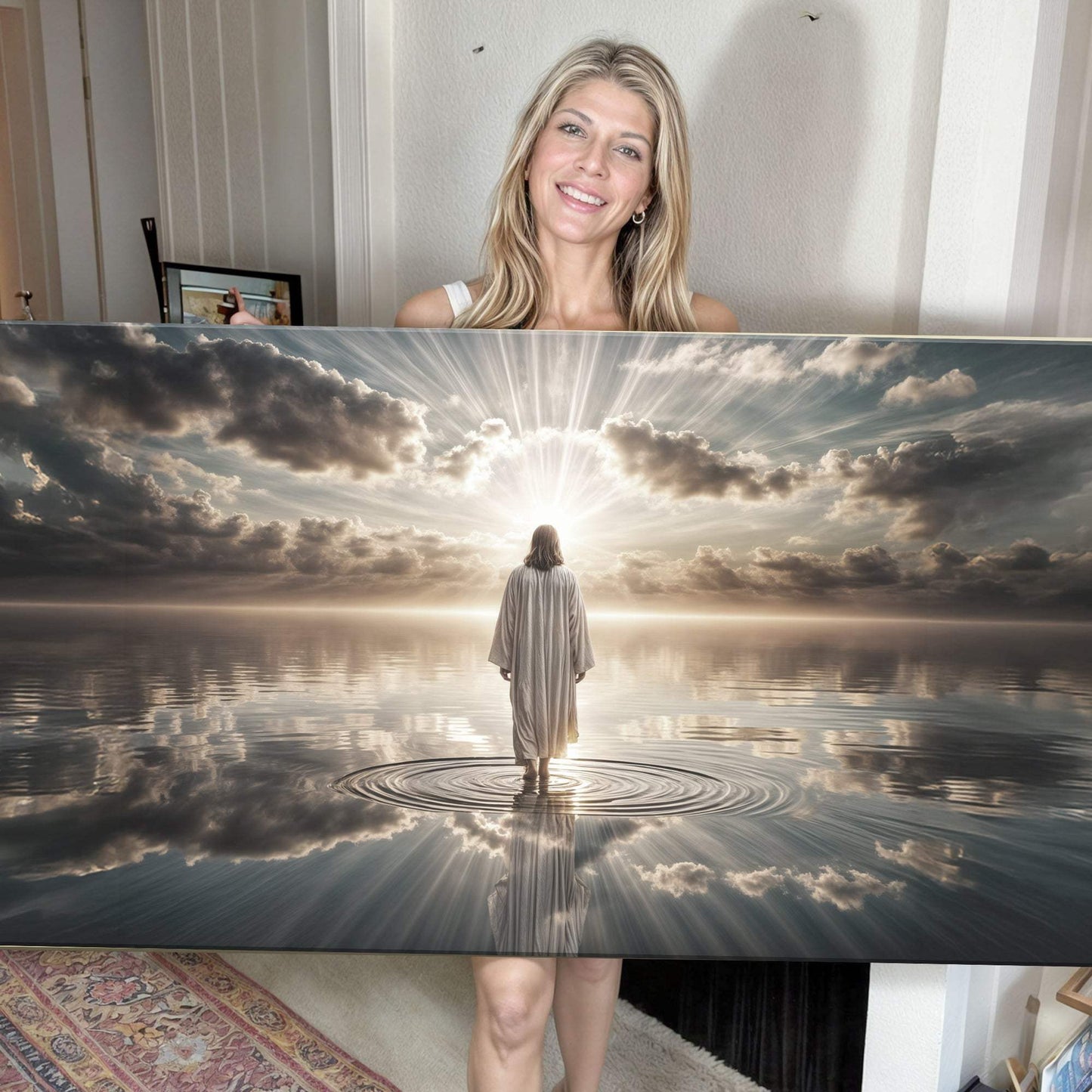 Walking on Water - Faith Wall Art III - Tailored Canvases - Flyclothing LLC