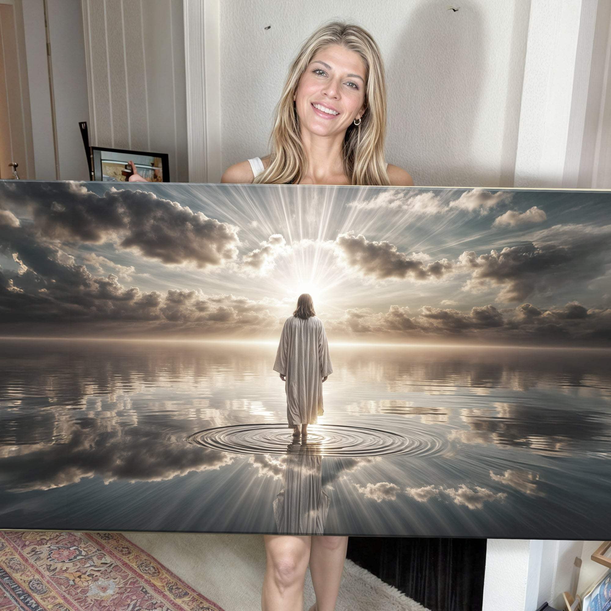 Walking on Water - Faith Wall Art III - Tailored Canvases - Flyclothing LLC