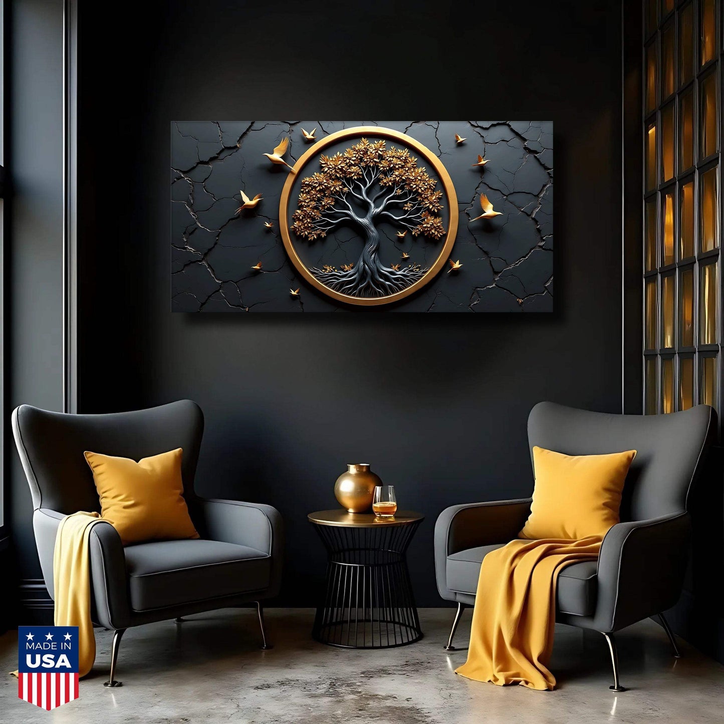 3D Celtic Tree of Life Wall Art IV - Tailored Canvases - Flyclothing LLC