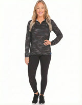 Women's Camo Monterey Quarter Zip - White Water Life - Flyclothing LLC