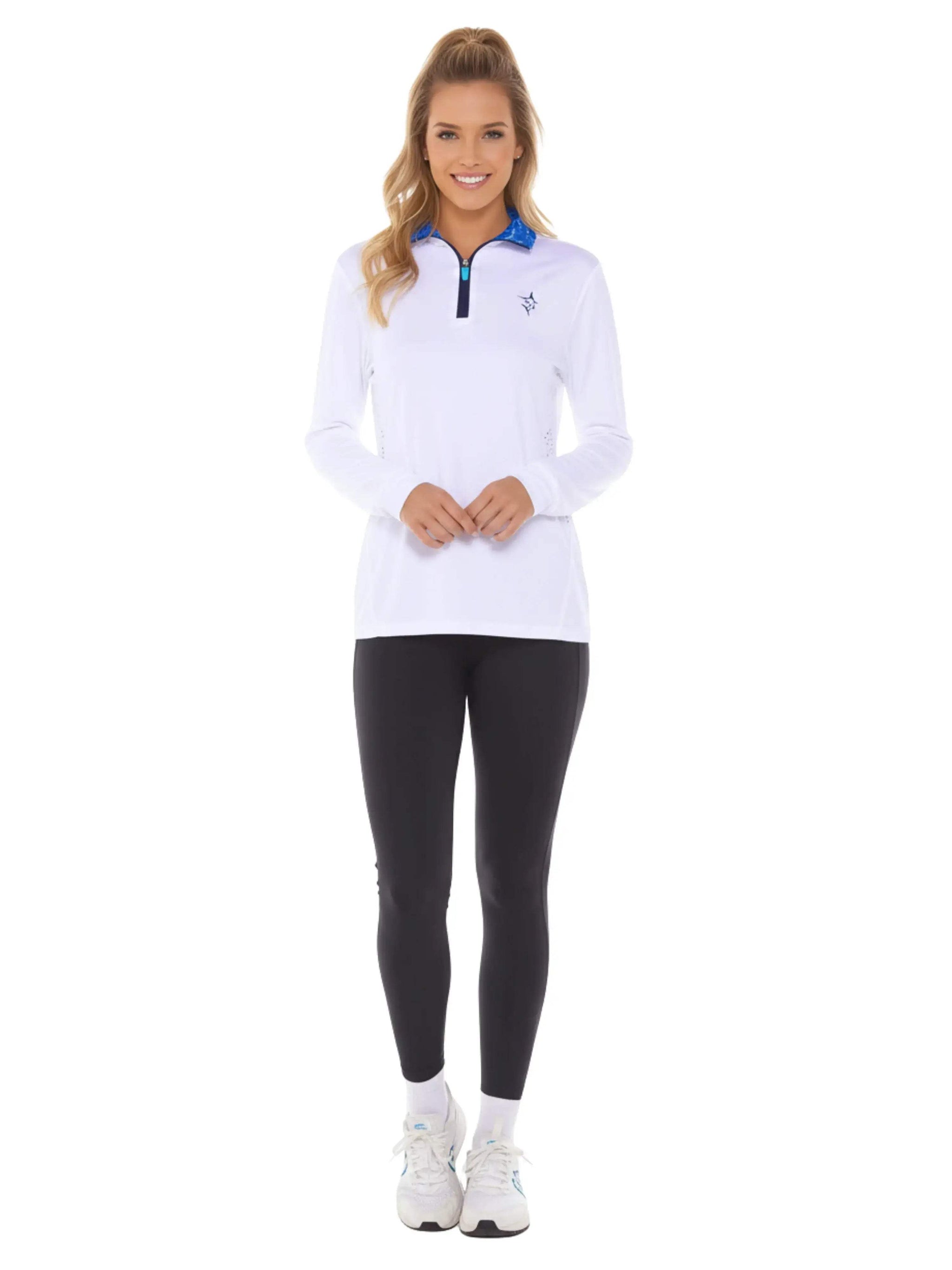 Women's Monterey Quarter Zip - White Water Life - Flyclothing LLC