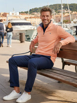 Monterey Performance Quarter Zip - White Water Life - Flyclothing LLC