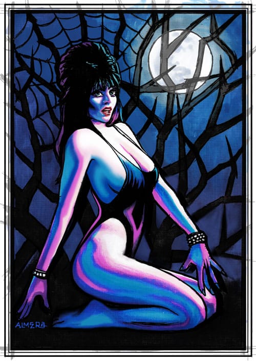 Black Market Art Company Moon Crazy Print
