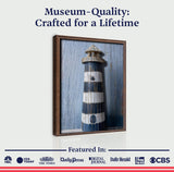 Wooden Lighthouse Coastal Wall Art - Tailored Canvases - Flyclothing LLC