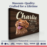 Pet Memorial Sign VIII - Tailored Canvases - Flyclothing LLC