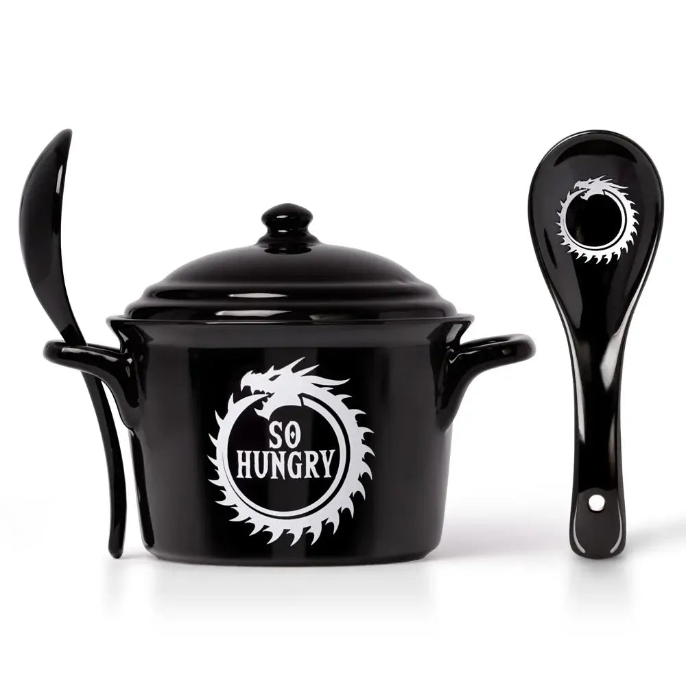Alchemy Gothic So Hungry Bowl and Spoon Set - Alchemy Gothic - Flyclothing LLC