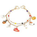 Halloween Ghost Pumpkin Witch Hat Bag Charm - Madeline Love - Flyclothing LLC