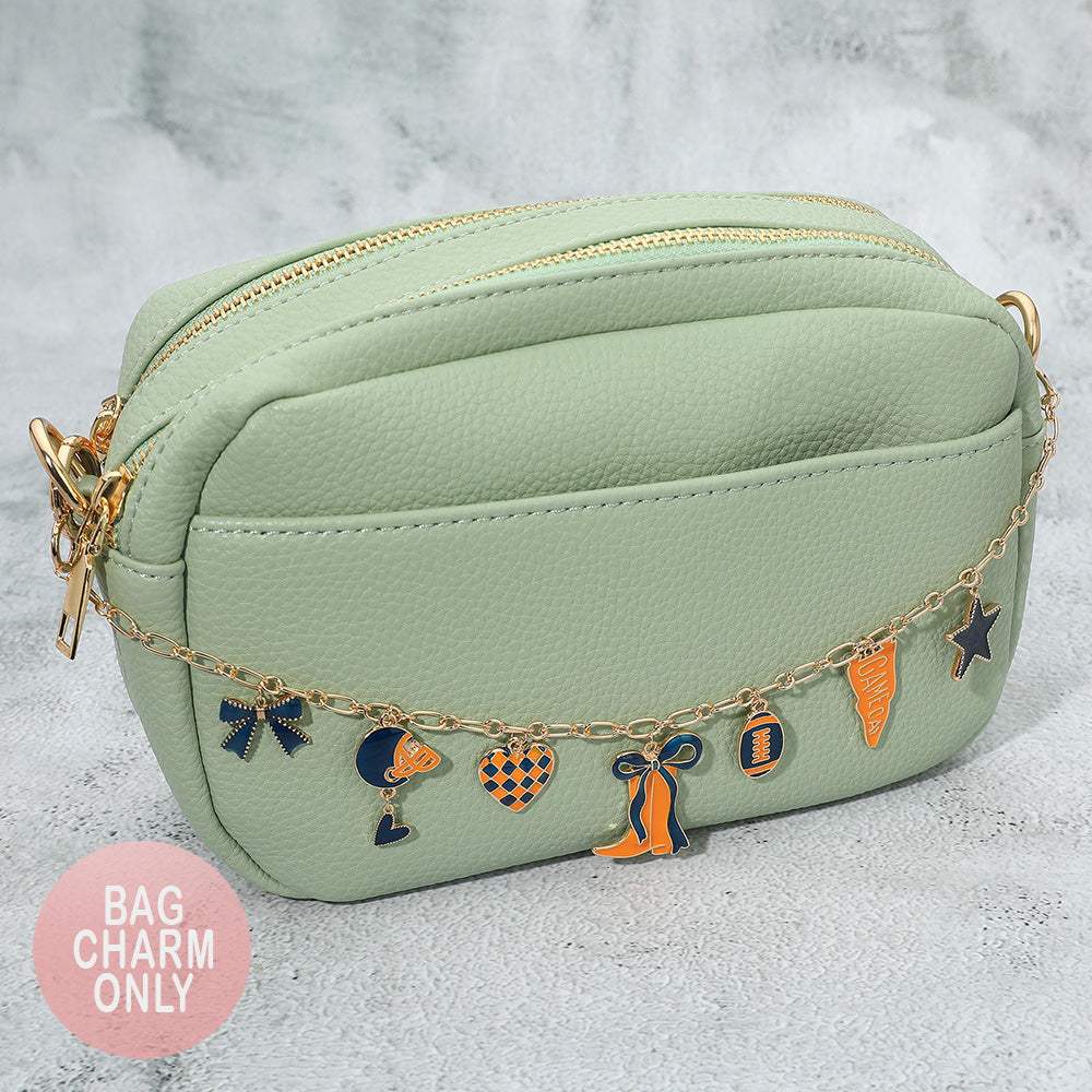 Western Theme Gameday Football Charm Station Bag Charm - Madeline Love - Flyclothing LLC