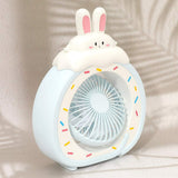 Cartoon Bunny Desk Mini Fan - Madeline Love - Flyclothing LLC
