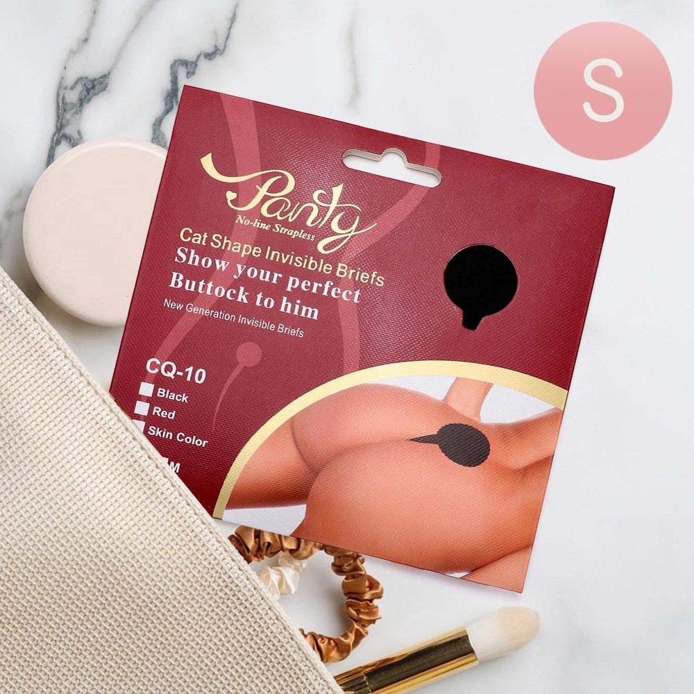 Round Shaped C String No Line Strapless Invisible Adhesive Briefs - Madeline Love - Flyclothing LLC