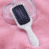 Rhinestone Pave Hair Brush - Madeline Love - Flyclothing LLC
