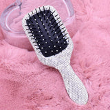 Rhinestone Pave Hair Brush - Madeline Love - Flyclothing LLC
