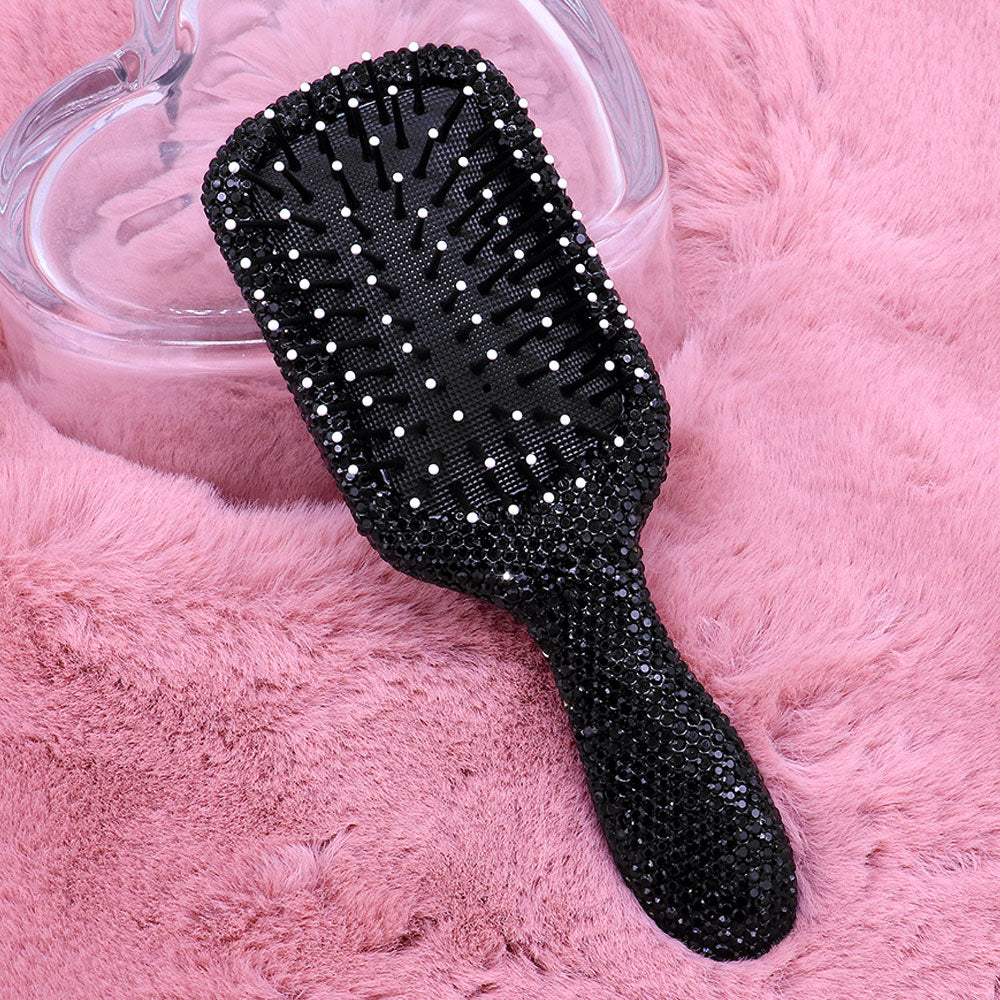 Rhinestone Pave Hair Brush - Madeline Love - Flyclothing LLC