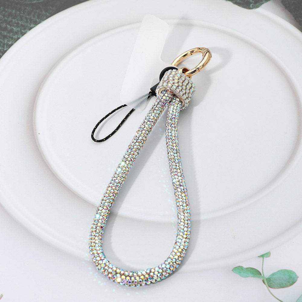 Bling Studded Phone Strap Keychain Bag Charm - Madeline Love - Flyclothing LLC
