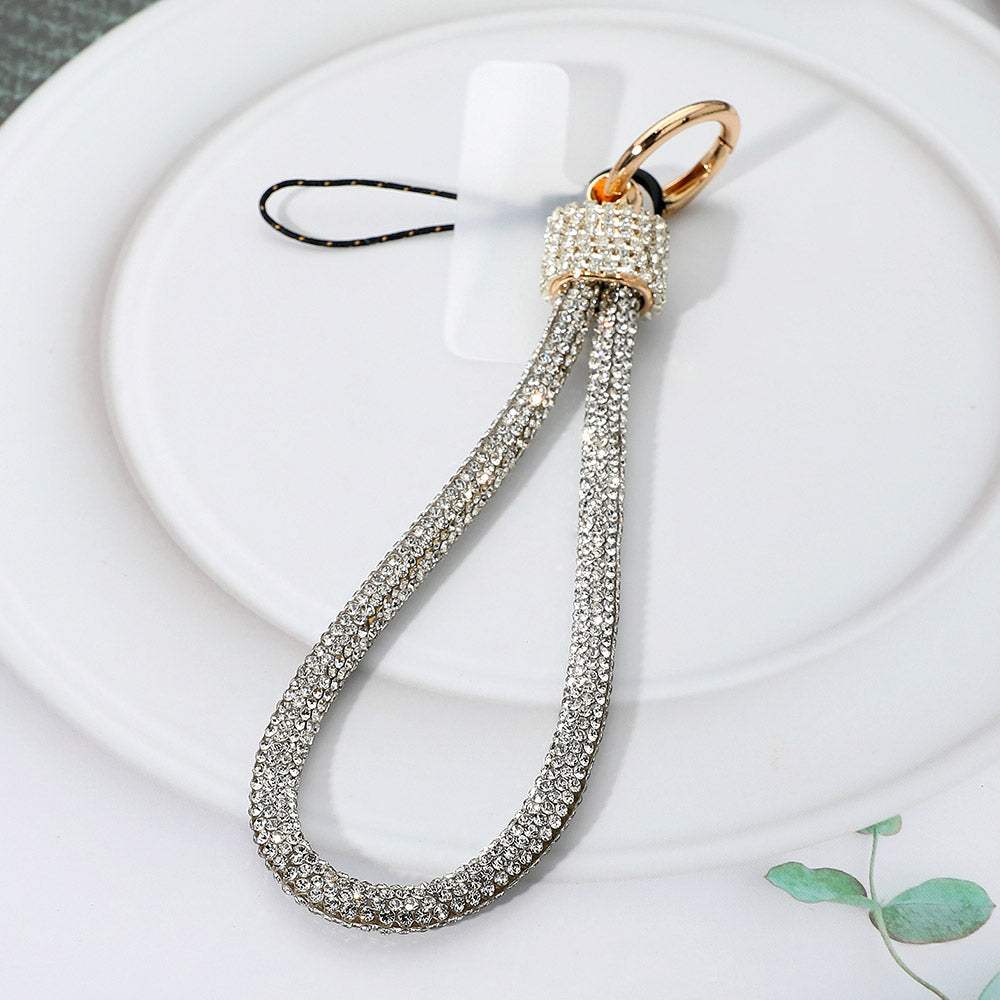 Bling Studded Phone Strap Keychain Bag Charm - Madeline Love - Flyclothing LLC