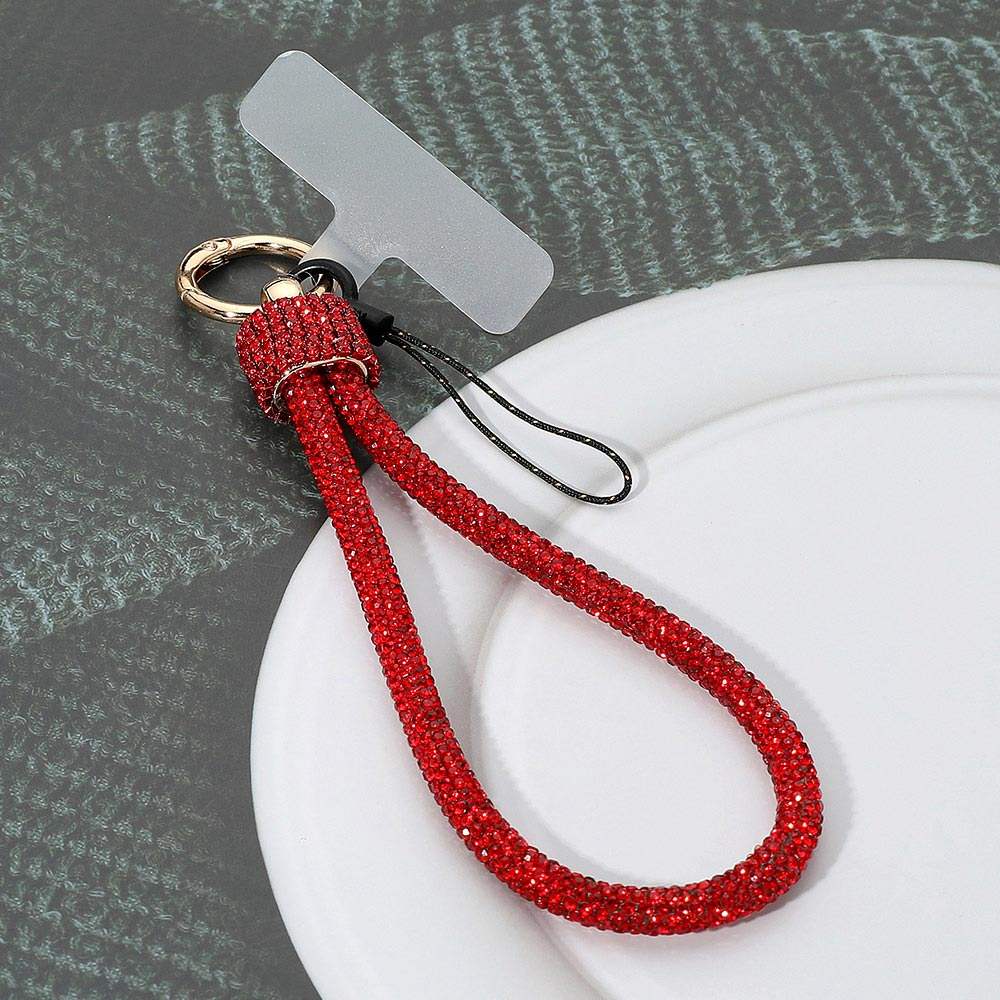 Bling Studded Phone Strap Keychain Bag Charm - Madeline Love - Flyclothing LLC