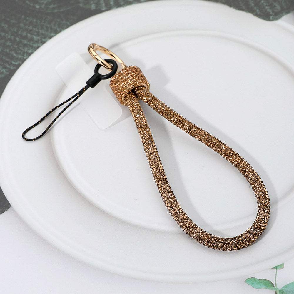 Bling Studded Phone Strap Keychain Bag Charm - Madeline Love - Flyclothing LLC