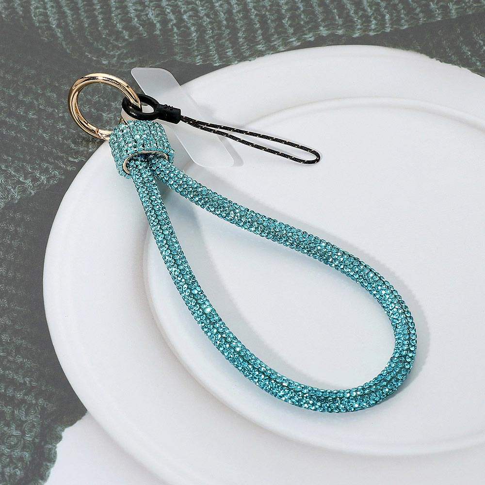 Bling Studded Phone Strap Keychain Bag Charm - Madeline Love - Flyclothing LLC