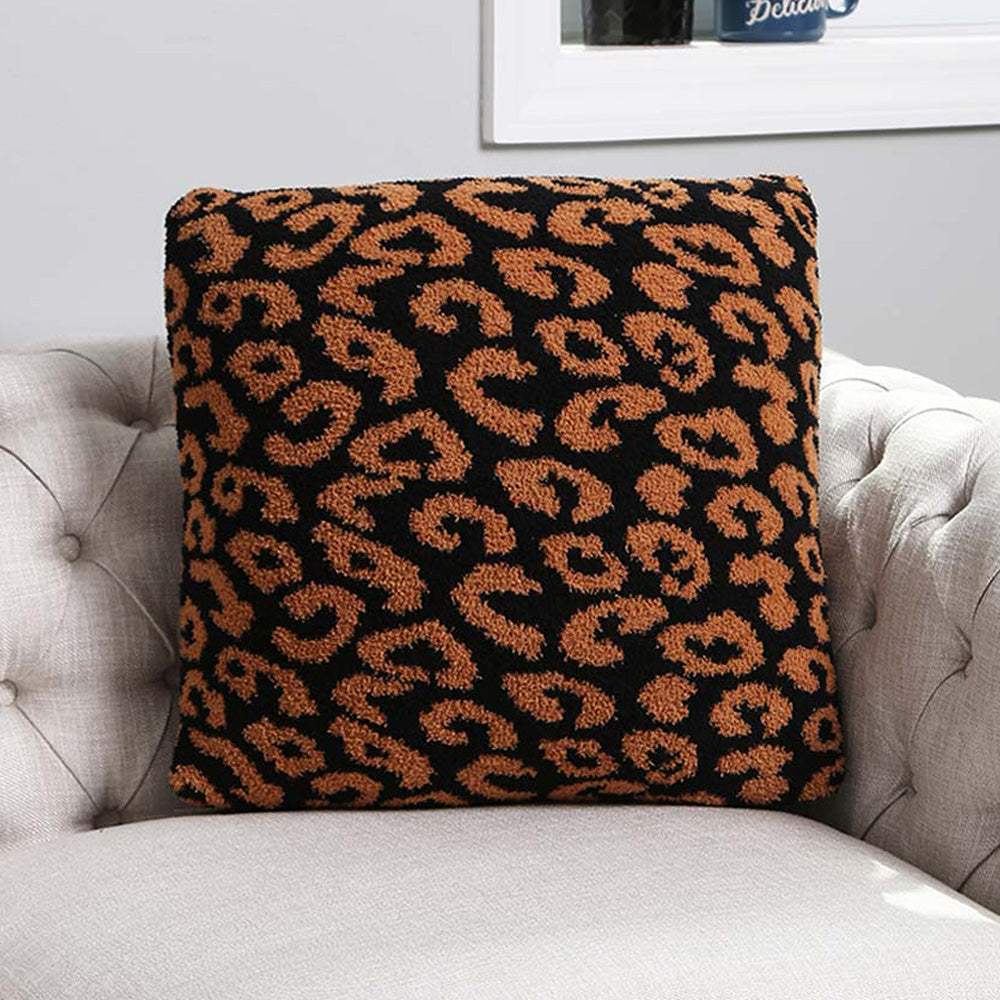Leopard Patterned Cushion Cover - Madeline Love - Flyclothing LLC