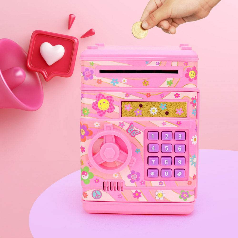 HOT FOCUS - Groovy Flower Kids Digital Safe Money Piggy Bank - Madeline Love - Flyclothing LLC