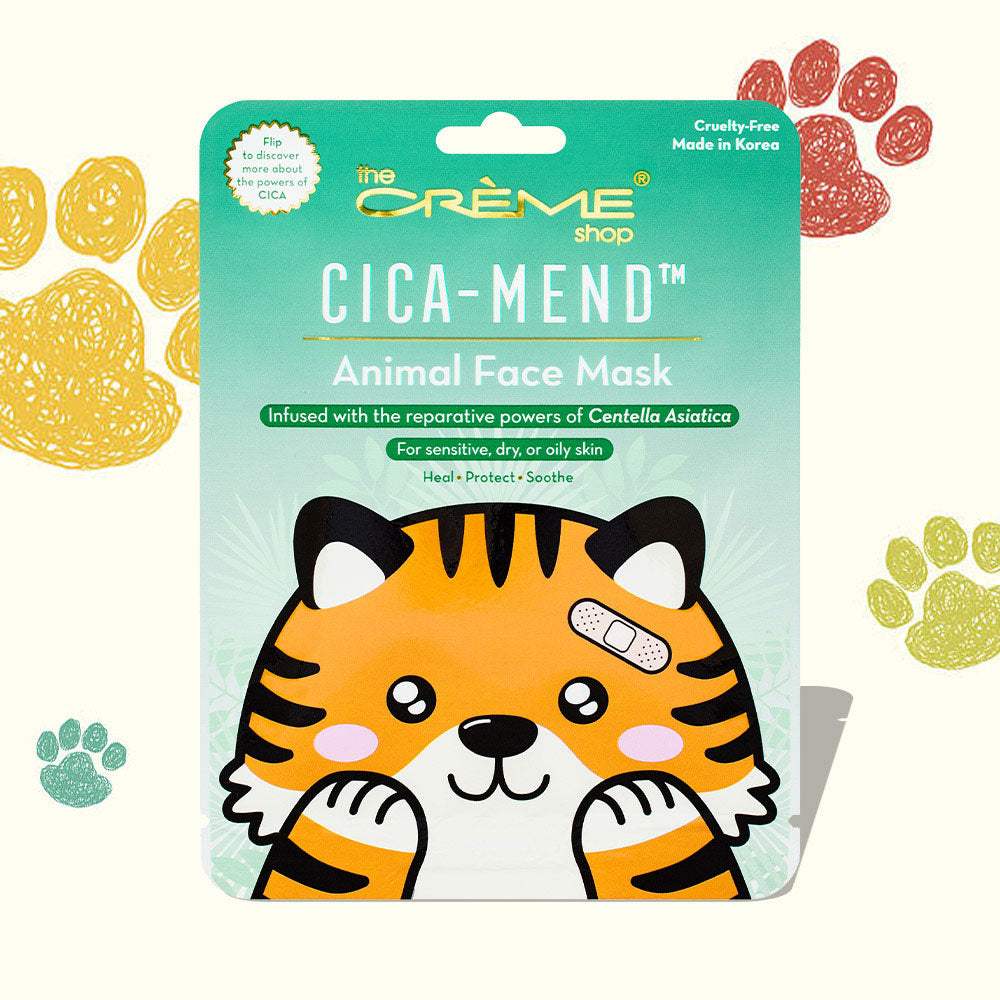 Animated Tiger Face Sheet Mask - Madeline Love - Flyclothing LLC