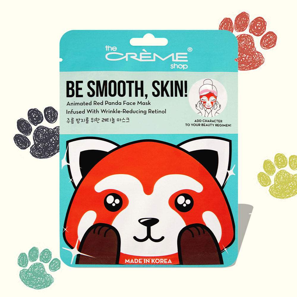 Animated Red Panda Face Sheet Mask - Madeline Love - Flyclothing LLC