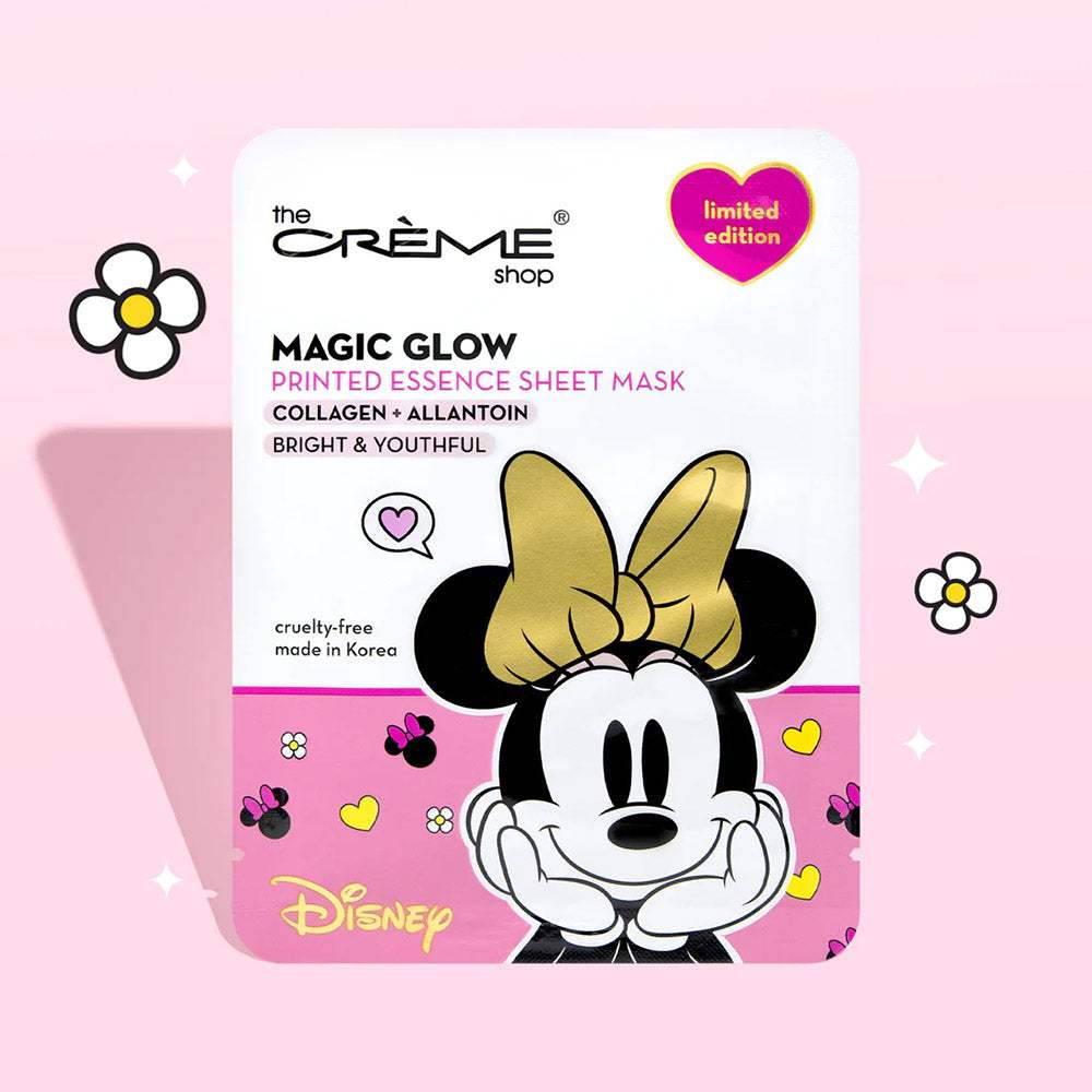 Minnie Mouse Magic Glow Printed Essence Face Sheet Mask - Madeline Love - Flyclothing LLC