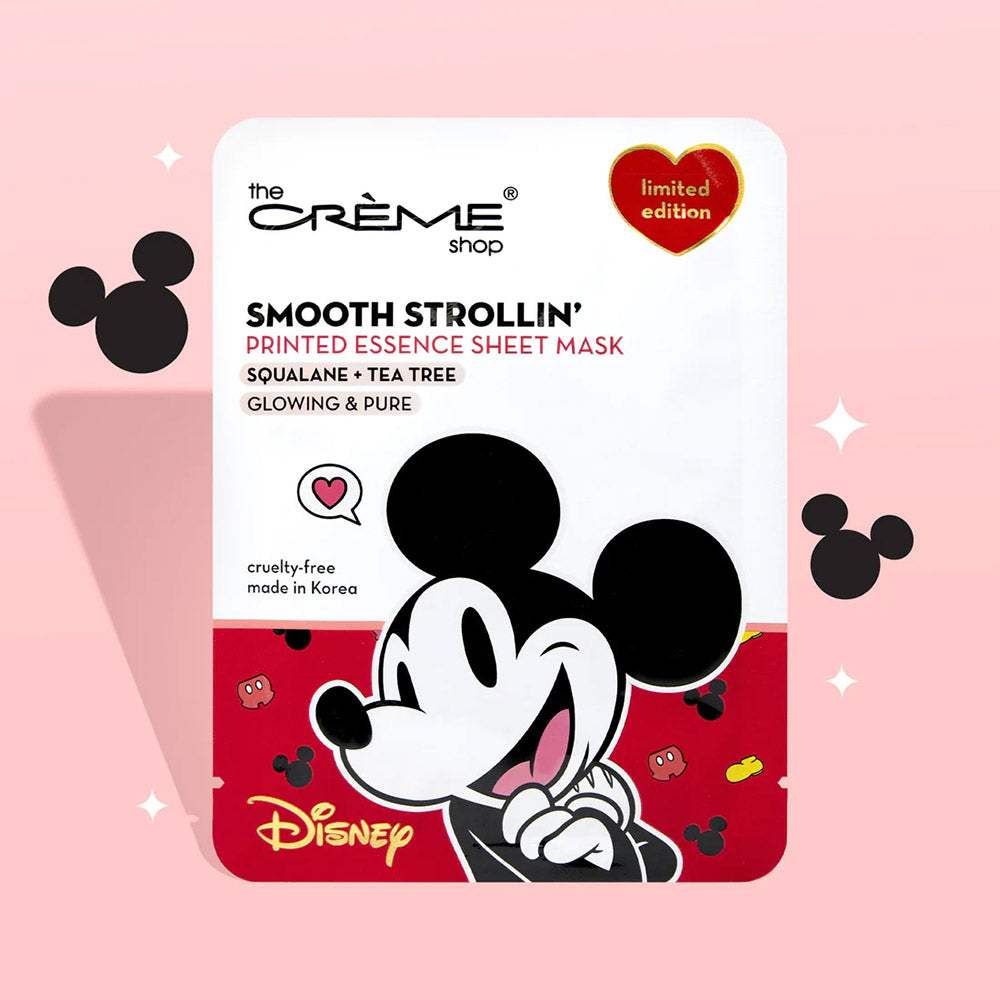 Mickey Mouse Smooth Strolling Printed Essence Face Sheet Mask - Madeline Love - Flyclothing LLC