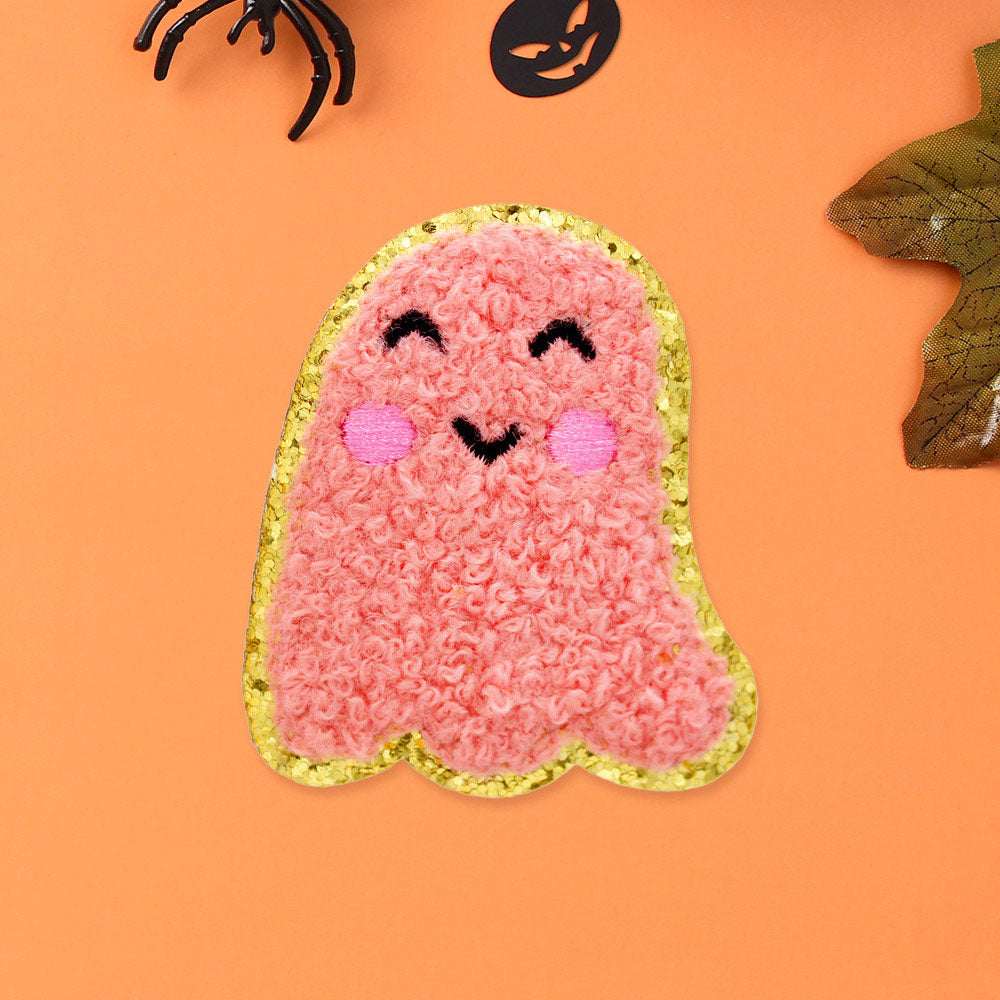 Halloween Ghost Iron On Patch - Madeline Love - Flyclothing LLC