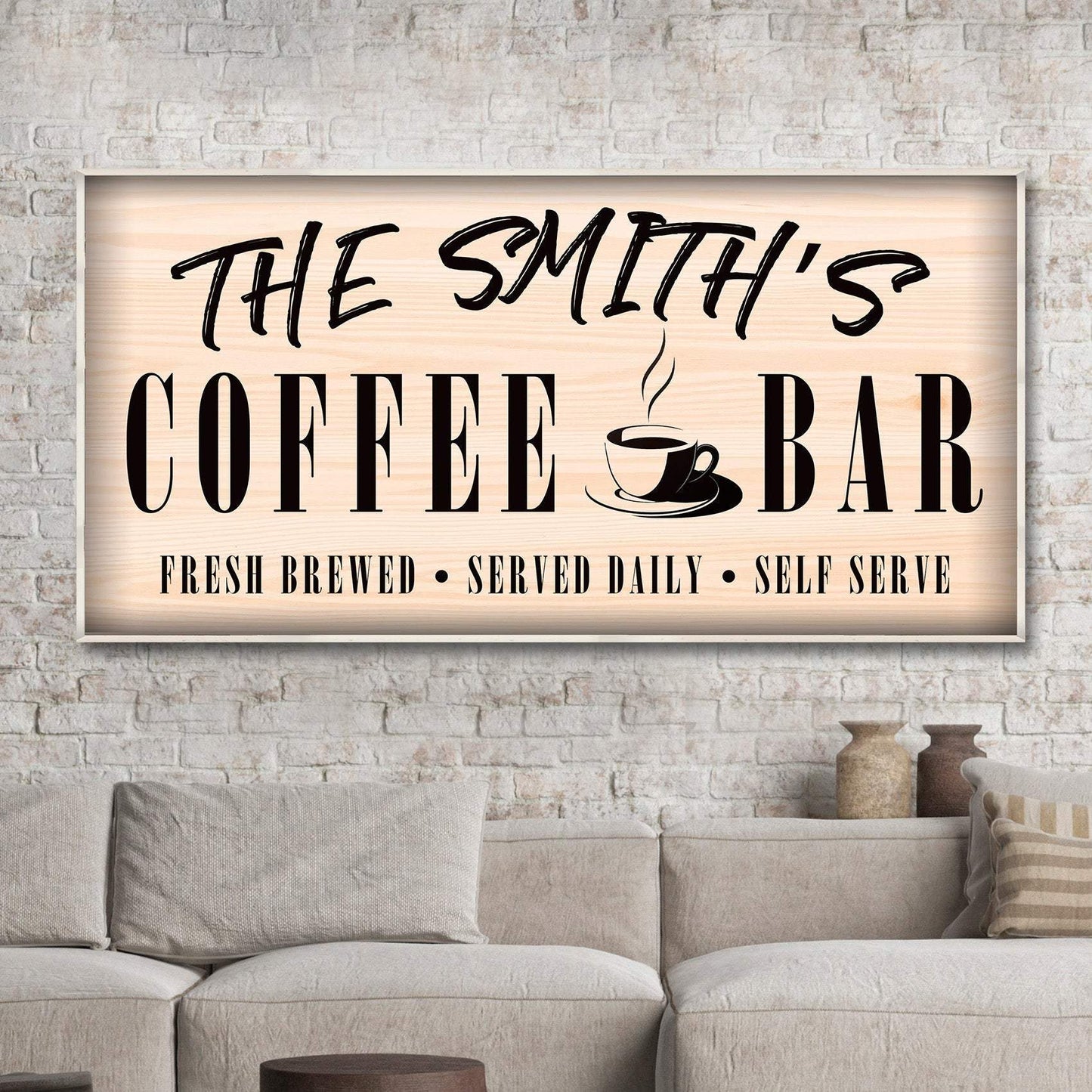 Coffee Bar Sign II - Tailored Canvases - Flyclothing LLC