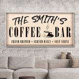 Coffee Bar Sign II - Tailored Canvases - Flyclothing LLC