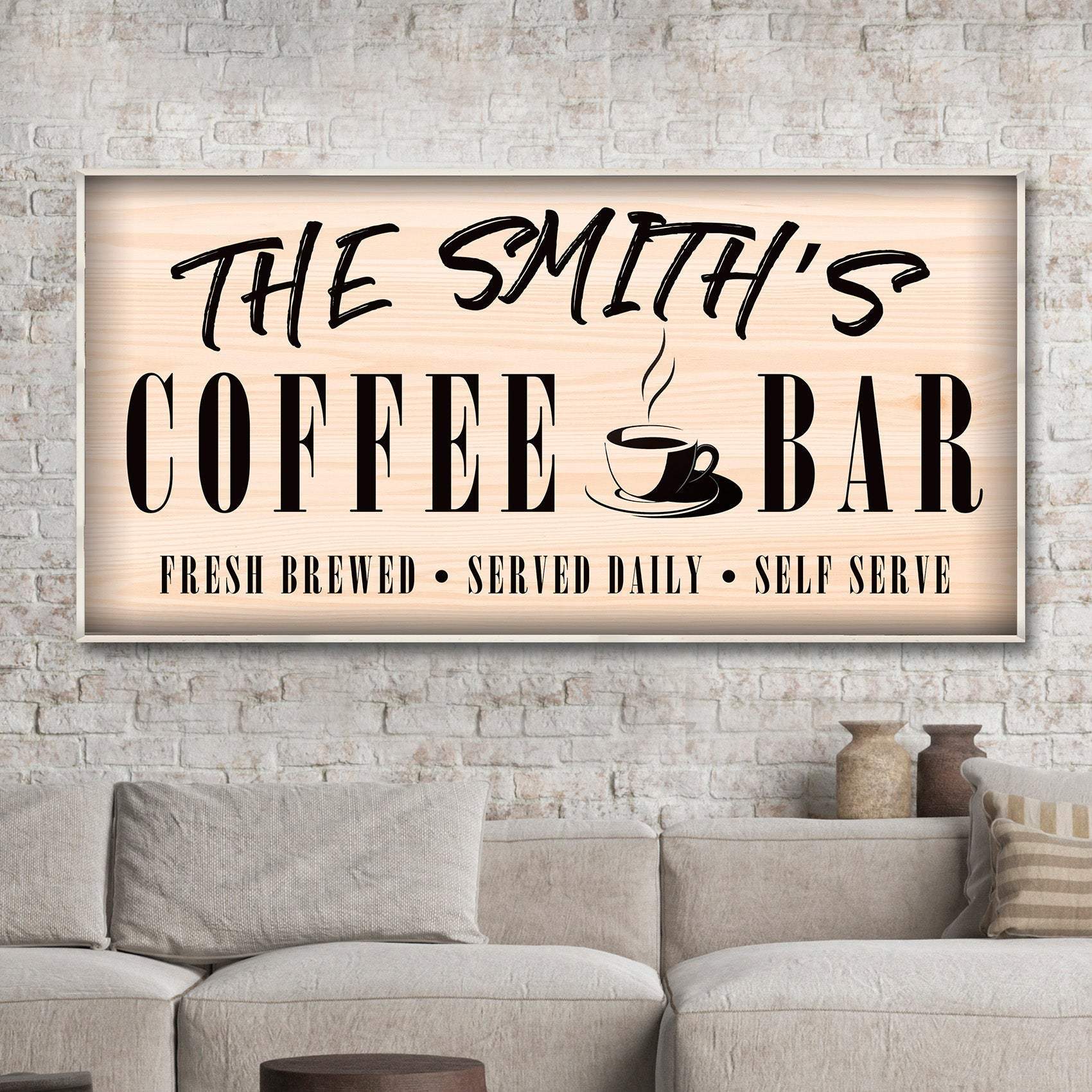 Coffee Bar Sign II - Tailored Canvases - Flyclothing LLC
