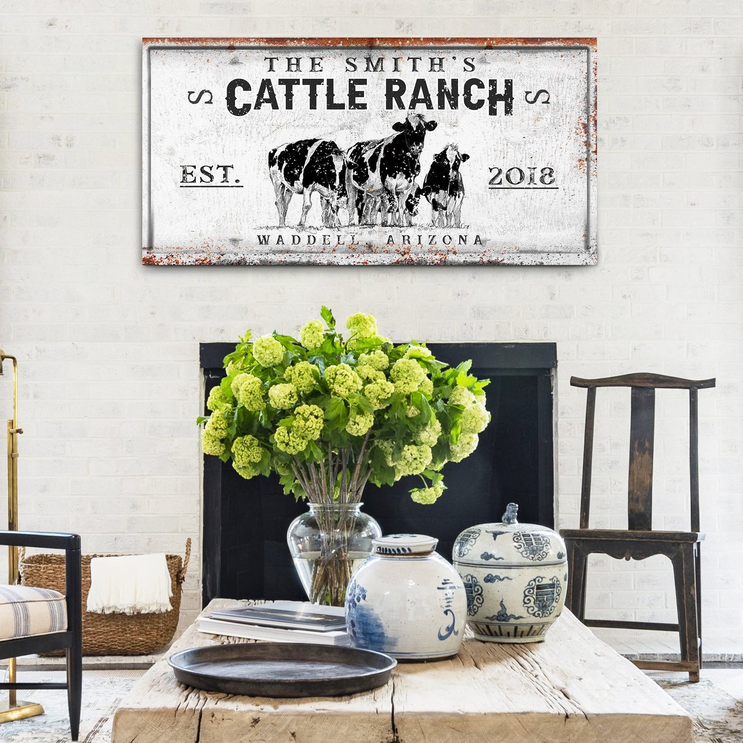 Branded Cattle Ranch Sign V - Tailored Canvases - Flyclothing LLC