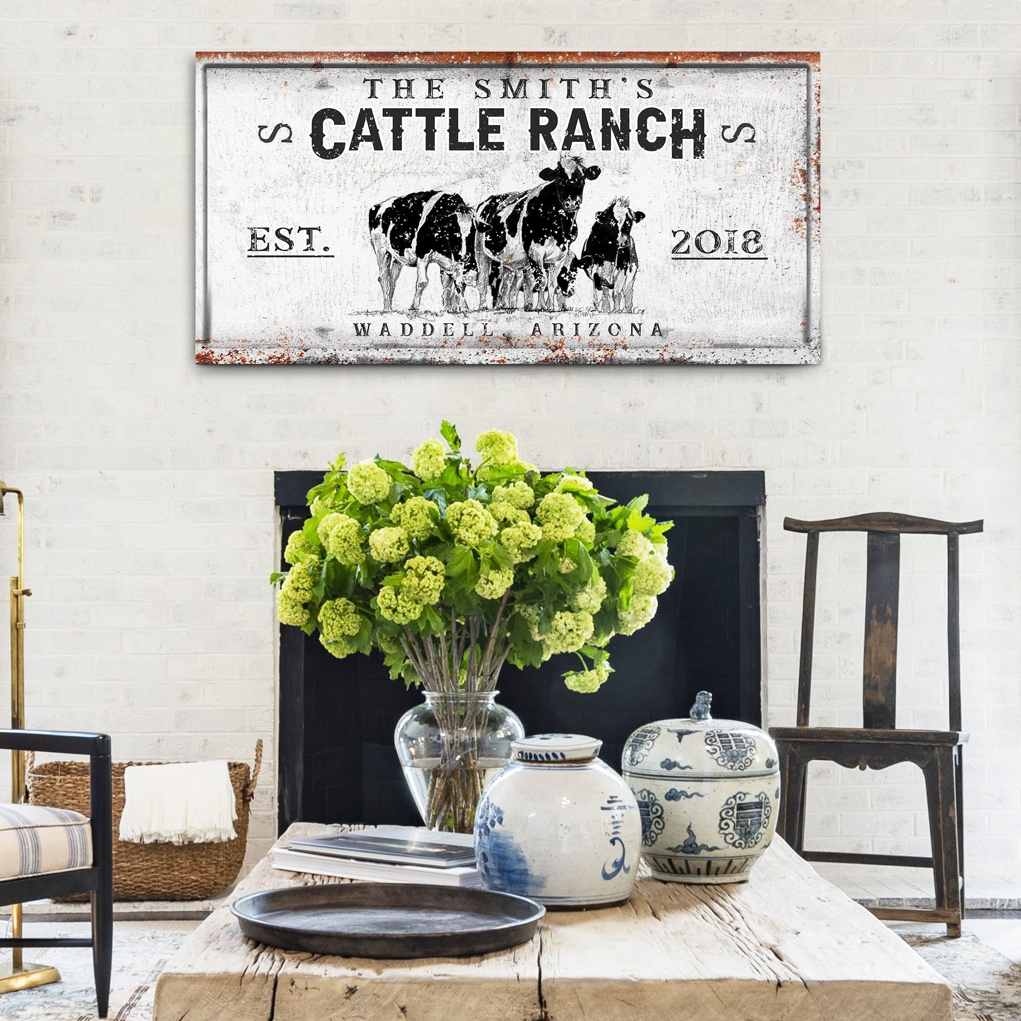 Branded Cattle Ranch Sign V - Tailored Canvases - Flyclothing LLC