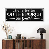 Family Name Porch Sign - Tailored Canvases - Flyclothing LLC