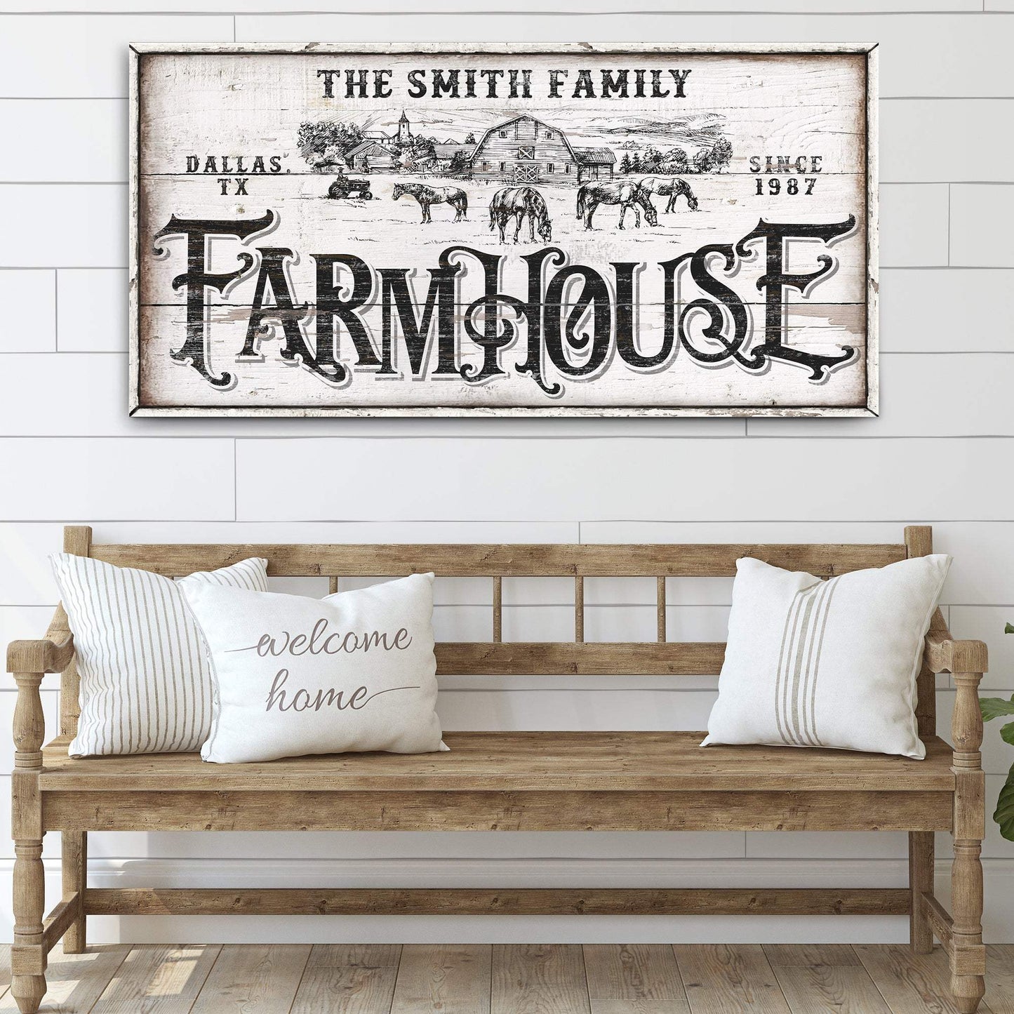 Personalized Farmhouse Sign IV - Tailored Canvases - Flyclothing LLC