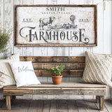 Rustic Vintage Farmhouse Sign II - Tailored Canvases - Flyclothing LLC