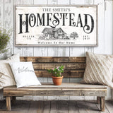 Vintage Homestead Sign II - Tailored Canvases - Flyclothing LLC