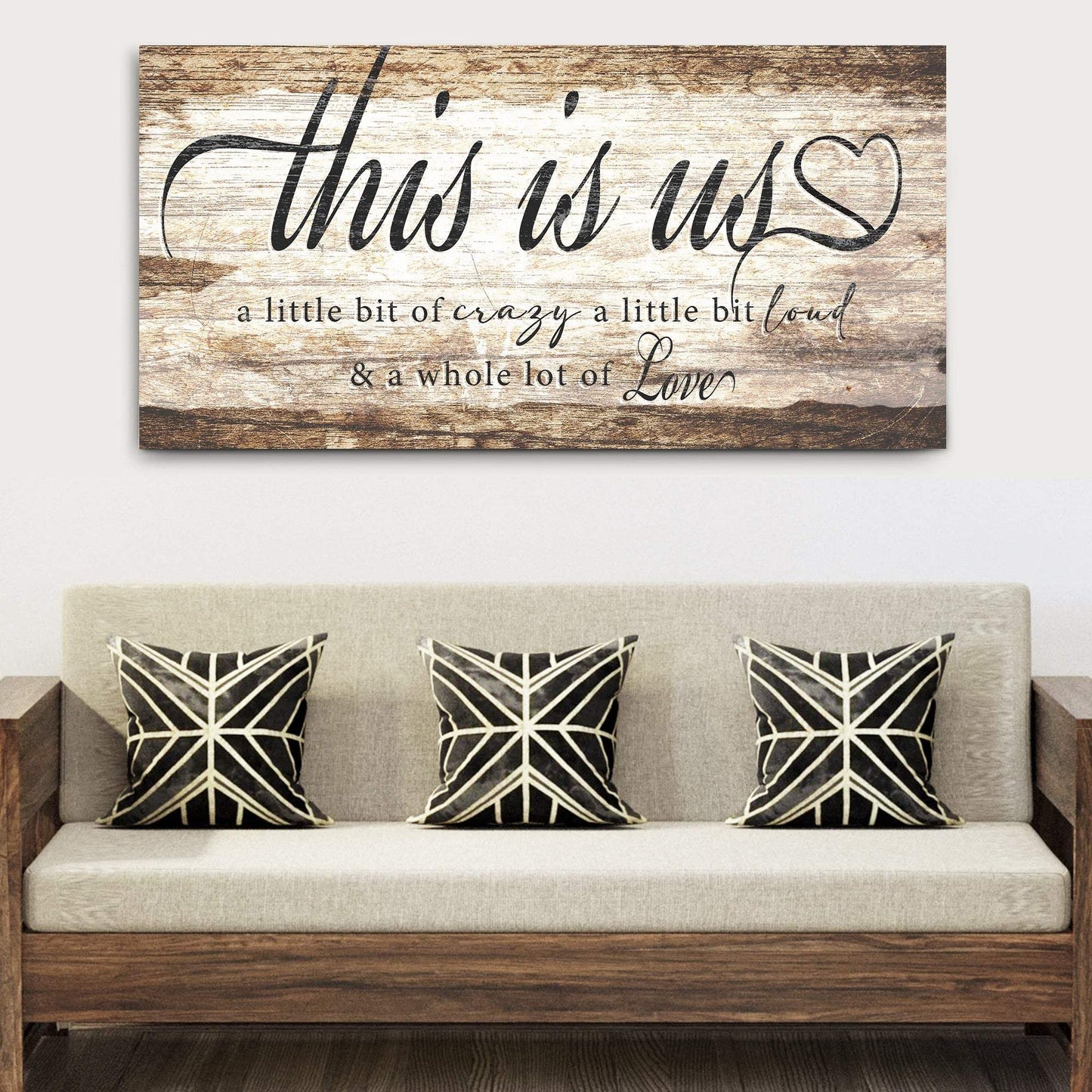 This Is Us Sign - Tailored Canvases - Flyclothing LLC