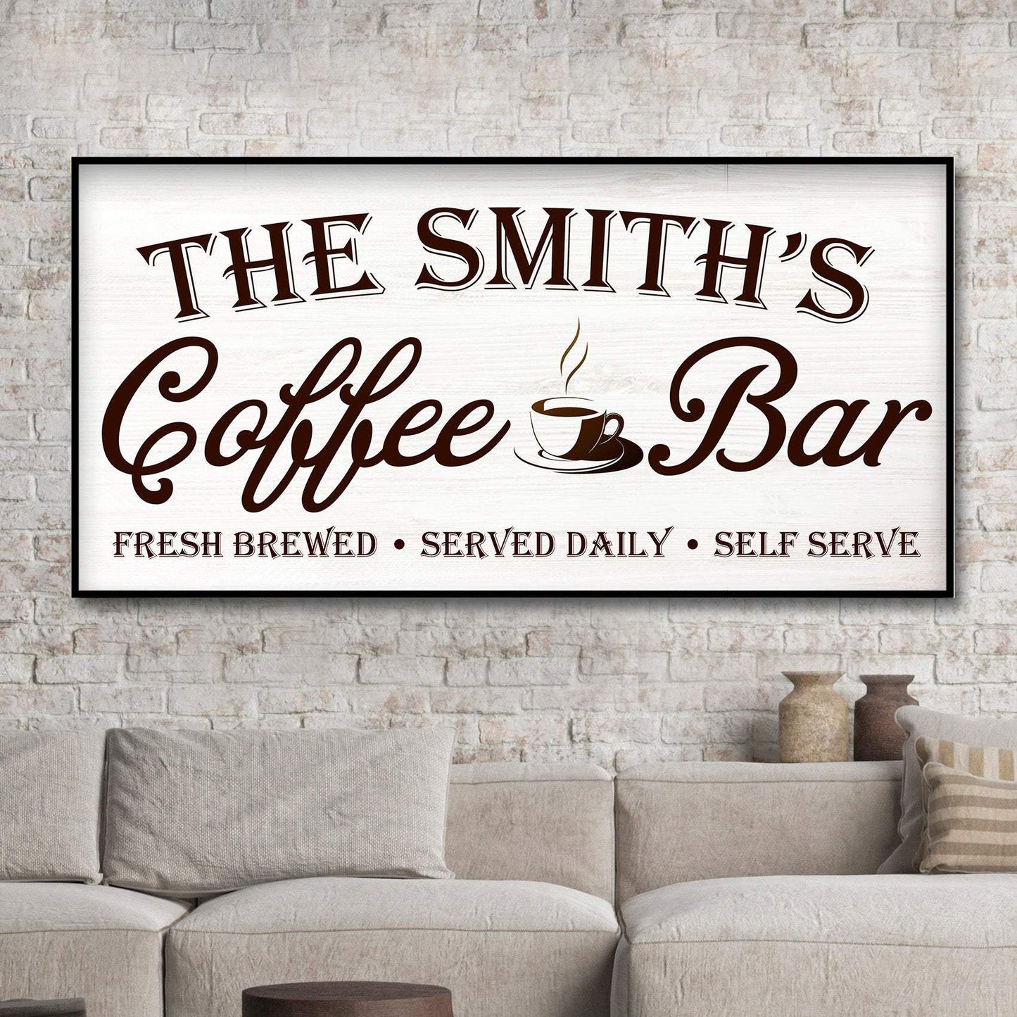 Coffee Bar Sign II - Tailored Canvases - Flyclothing LLC