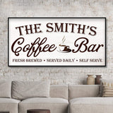 Coffee Bar Sign II - Tailored Canvases - Flyclothing LLC