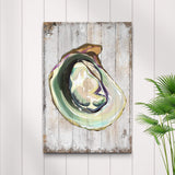 Oyster Shell Coastal Portrait Canvas Wall Art - Tailored Canvases - Flyclothing LLC