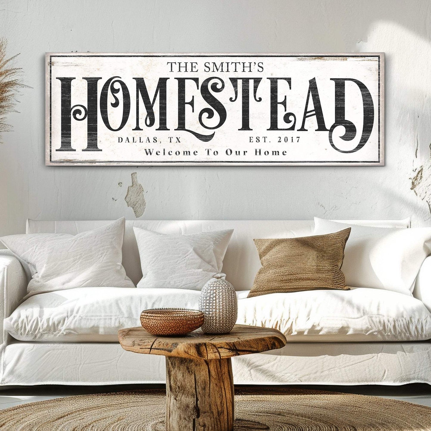 Vintage Homestead Sign III - Tailored Canvases - Flyclothing LLC