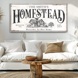Vintage Homestead Sign II - Tailored Canvases - Flyclothing LLC