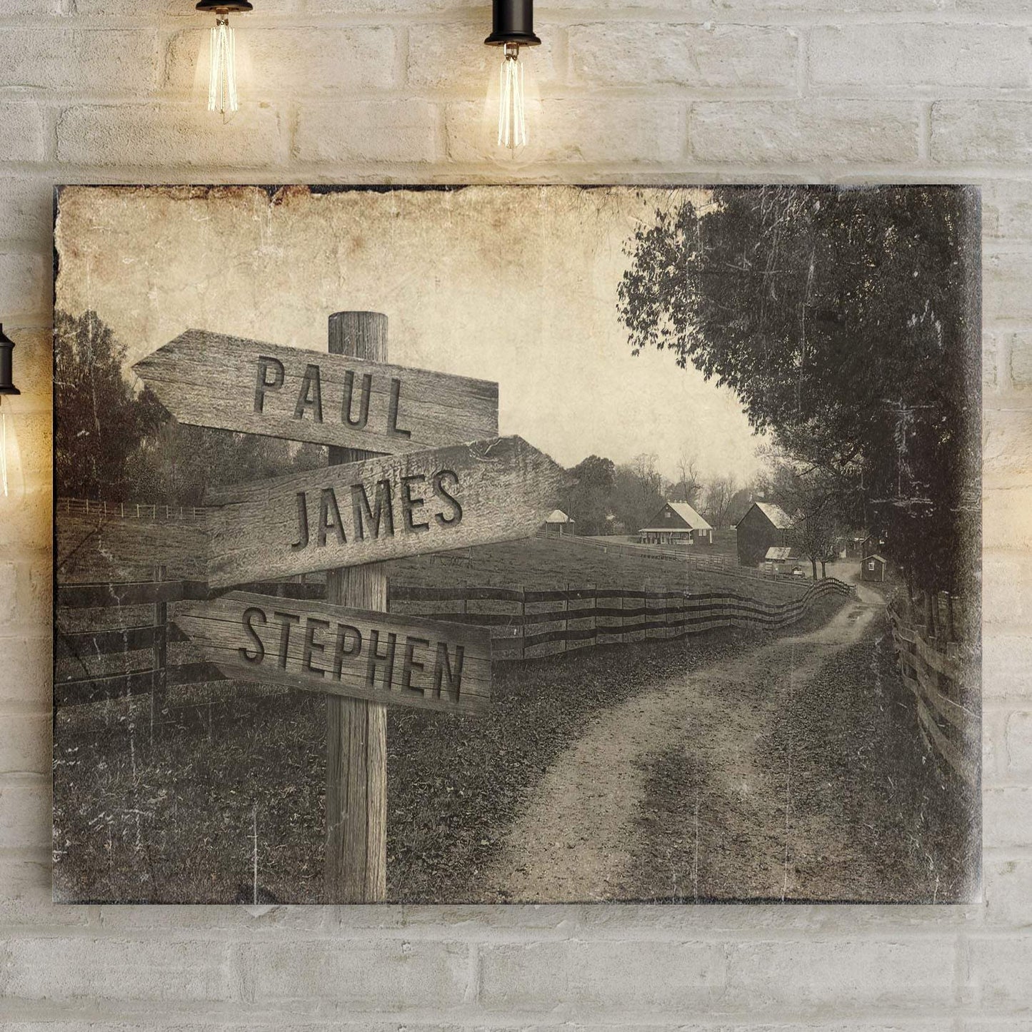 Farmhouse Name Sign - Tailored Canvases - Flyclothing LLC