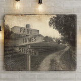 Farmhouse Name Sign - Tailored Canvases - Flyclothing LLC