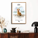 Pet Memorial Rainbow Bridge Sign - Tailored Canvases - Flyclothing LLC
